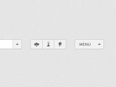Article button menu segmented select