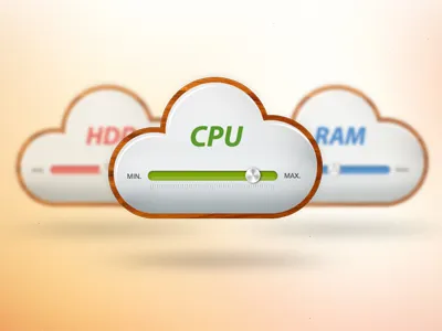 Cloud Hosting cloud cpu hdd ram