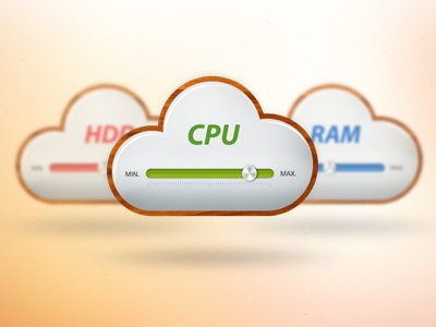 Cloud Hosting cloud cpu hdd ram