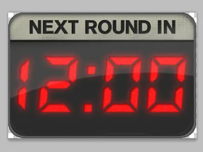 Clock clock photoshop scratch wip
