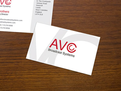 AVC business card design branding business card graphic design identity logo