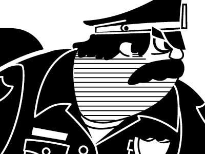 1977 Cop 1977 black cop gaffitti new york city police vector