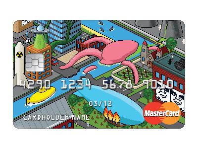 Credit card pixelart