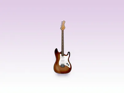 Icon Battle #5 - Guitar fender guitar icon icon battle rebound stratocaster sunburst