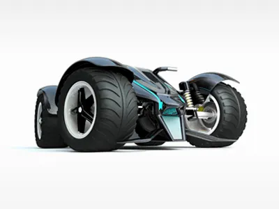 Mudster 3d cgi concept car vehicle