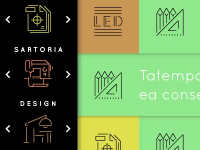 4terzi icons interface website