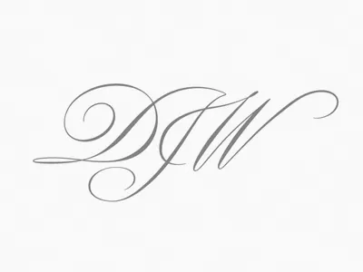 DJW branding d david j. witchell david witchell djw j lettering logo monogram projekt projekt inc. sean costik typography w