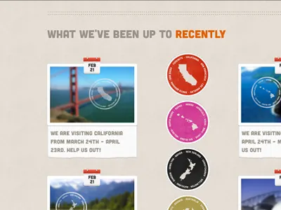 gonetravel.in Blog Post / Badges blog icons interface travel website