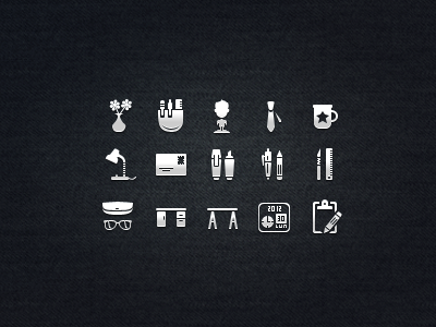 "Office" icon 32px fun icon icons office set vector