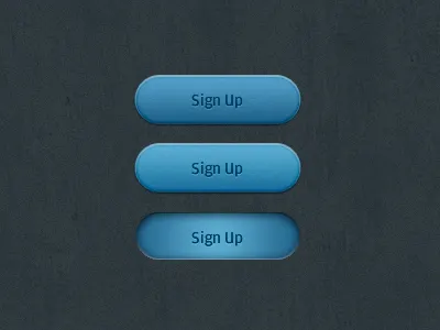 Buttons blue button buttons sign up ui web buttons