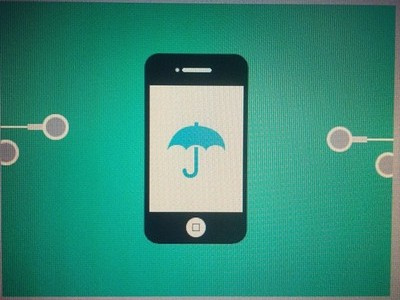 iPhone headphones iphone rain umbrella