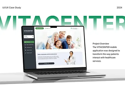 Vitacenter - Healthcare app animation app design healthcare hospital mobile app ui uiux ux