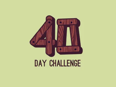 40 design typography wood