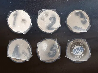 Testing Badges badges glass rails