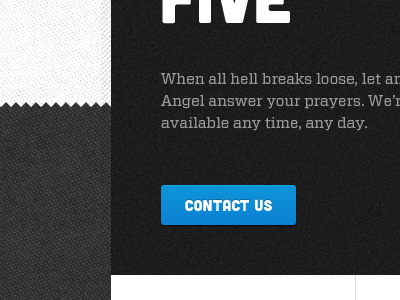 When all hell breaks loose... art button contact design direction grid layout texture typography us vintage web