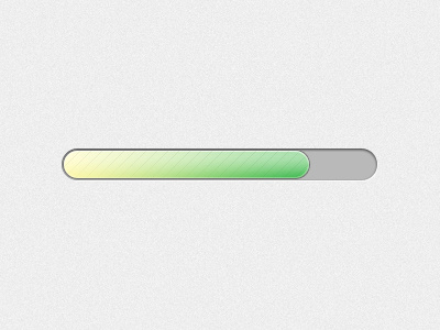 Goal Indicator app bar color grain green grey noise progress texture ui yellow