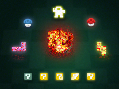 Pixel Attack 2d 80s gamedev games photoshop
