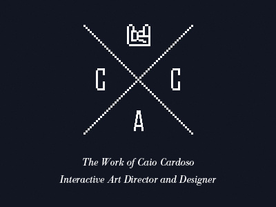 Caio Cardoso Personal Logo brazil identidade visual identity logo logodesign logodesigner logotipo logotype marca personal logo visual identity