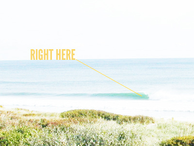 Right Here dribbble postcard