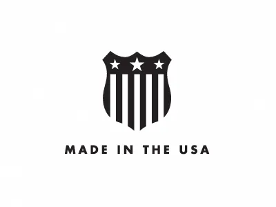 Made logo shield usa