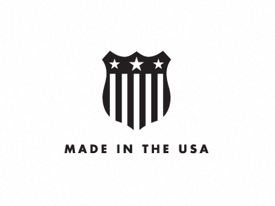 Made logo shield usa