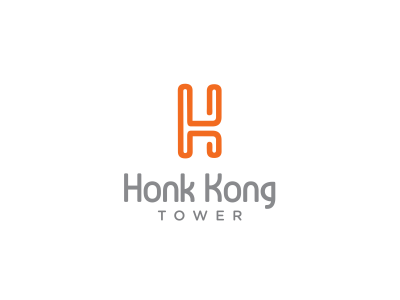 Honk Kong Tower all4leo concept h idea k logo