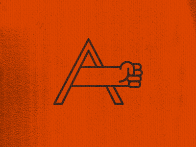 Joe Louis Statue Icon boxing detroit fist icon illustration joe louis michigan minimal orange punch sculpture sport state structure texture