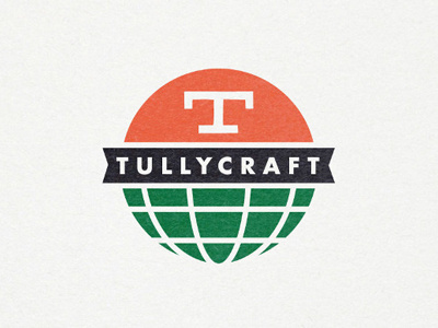 Tullycraft Globe Logo logo