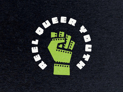 Reel Queer Youth Logo logo