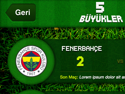 Bes Buyukler application fenerbahce football grass green iphone soccer sport sports team ui