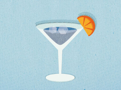 Drink Blue cocktail drink illustration orange