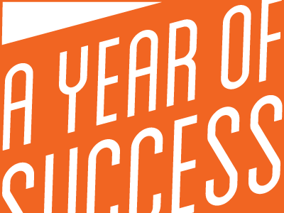 A Year of Success logo concept concept logo