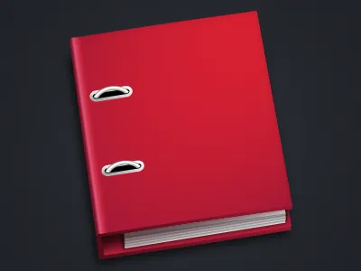 Binder binder files filing icon