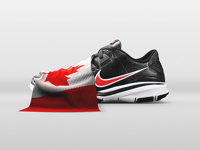 Nike Canada flag launch splash sport