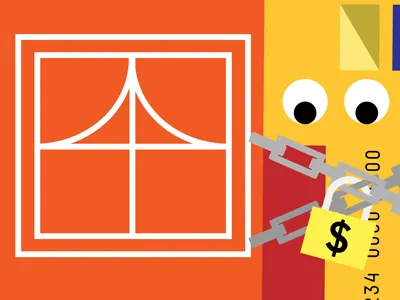 Check card concerns design illustration