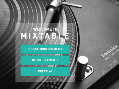 Intro Splash Screen interface design