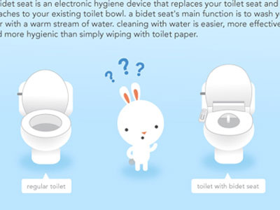 What is a bidet? bidet bunny