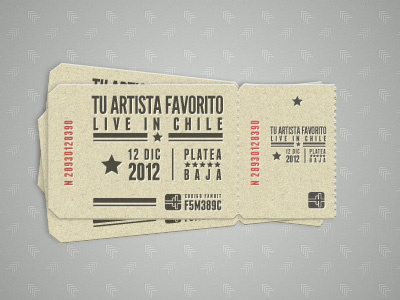 Tickets 2 illustration league gothic tickets