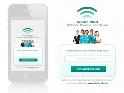 Hotspot screen dental dentcof hotspot