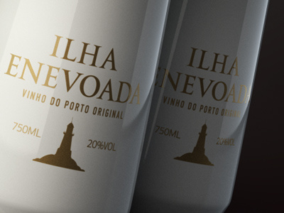 Ilha Enevoada wine alco alcohol blanc bottle brand branding for identity misty package package design pavel kulinsky typography white wine