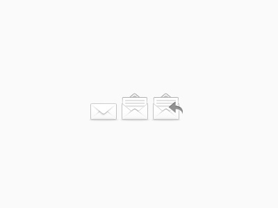 mail status icons icons letter mail monochrome reply status