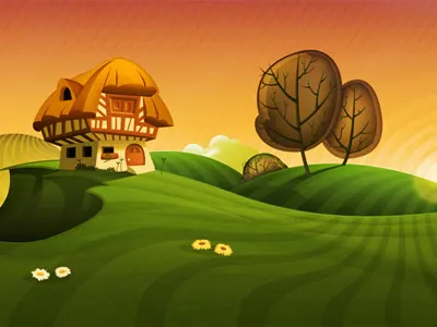gameroad backgrounds 2 background country farm game hills illustration sunset vector