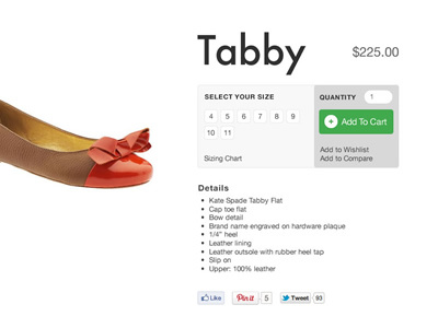 Tabby ecommerce magento shoes