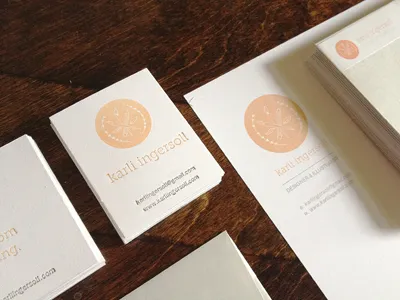 New Stationery! identity letterpress logo stationery
