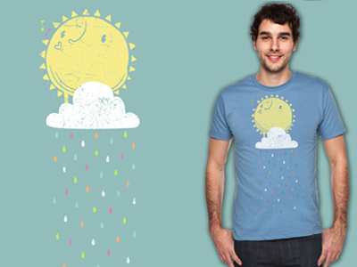 Make It Rain Up in Heyah mud! rain sun threadless