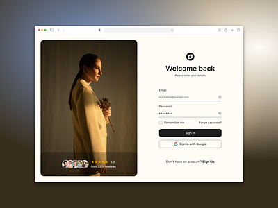 Sign Up / Sign In Page UI Design appdesign branding darkmodeui design graphic design illustration landing page logo prototype sign in sign up ui user experience design user interface design ux vector web design wireframing