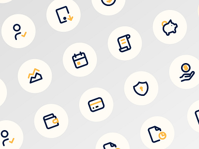 Plutus Icons 2025 app design fintech icons illustration lineicons mobile sketch