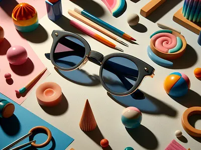 STILL LIFE FOR EYEGLASSES BRAND art direction branding fashion still life