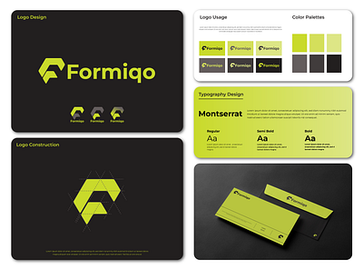 Formiqo Logo Design Project By DesignMaster app icon brand identity branding business card designmaster04 icon design logo unique business card