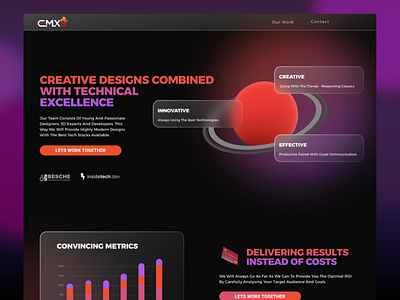 3D Landing Page appdesign casestudy darkmode dribbble dribbbleinvitation interactiondesign mobileapp prototype responsivedesign uiux uiuxdesign userexperience userinterface webdesign